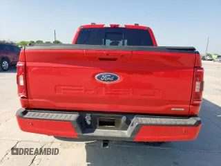 2022 Ford F-150 XL with VIN 1FTEW1EP9NKD83562, listed as a Copart auction lot 52872345 with 26,482 mi miles and Salvage title. Bid and sale history available at DreamBid. Image 6.