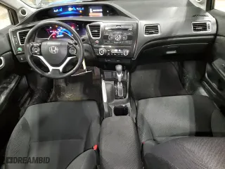 2013 Honda Civic Sdn LX with VIN 2HGFB2F58DH107884, listed as a Copart auction lot 50954465 with 136,336 mi miles and Salvage Title. Bid and sale history available at carsss.com. Image 8.