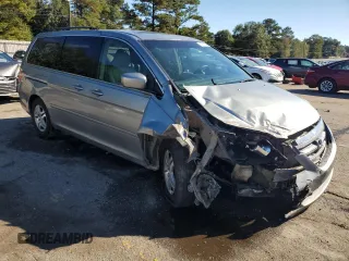 2005 Honda Odyssey EX-L with VIN 5FNRL38635B120859, listed as a Copart auction lot 80729254 with 0 mi miles and Salvage Title. Bid and sale history available at carsss.com. Image 4.