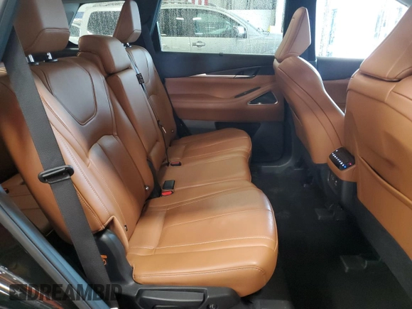 2023 Infiniti QX60 Sensory with VIN 5N1DL1GSXPC353775, listed as a Copart auction lot 63658175 with 24,658 mi miles and Salvage title. Bid and sale history available at DreamBid. Image 11.
