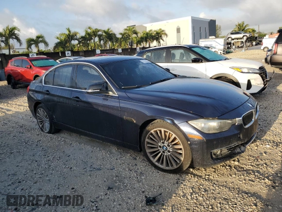 2013 BMW 3 Series 328i with VIN WBA3C1C55DF438191, listed as a Copart auction lot 51116325 with 175,440 mi miles and Salvage Title. Bid and sale history available at carsss.com. Image 4.