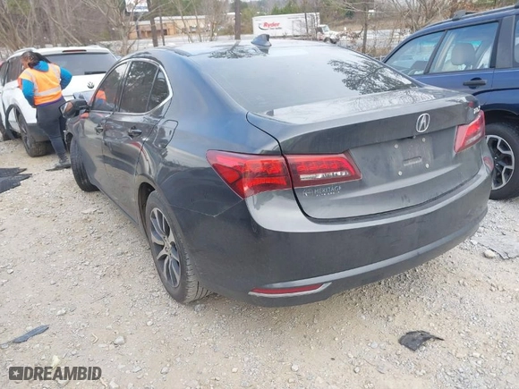 2016 Acura TLX with VIN 19UUB1F30GA002288, listed as a IAAI auction lot 41201762 with 157,020 mi miles. Bid and sale history available at carsss.com. Image 3.