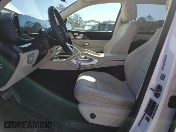 2022 Mercedes-Benz GLS with VIN 4JGFF5KE8NA802405, listed as a Copart auction lot 43269675 with 21,302 mi miles and Salvage Title. Bid and sale history available at carsss.com. Image 7.