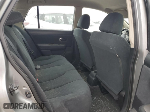 2011 Nissan Versa 1.8 S with VIN 3N1BC1APXBL404305, listed as a Copart auction lot 50777175 with 38,353 mi miles and Salvage Title. Bid and sale history available at carsss.com. Image 10.