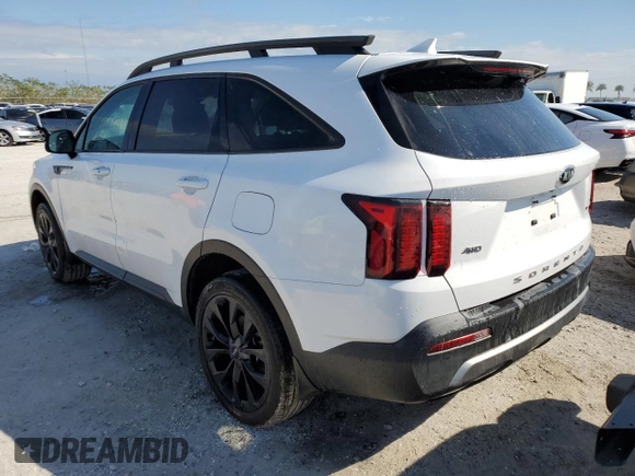 2021 Kia Sorento EX with VIN 5XYRHDLF4MG071340, listed as a Copart auction lot 75866114 with 75,471 mi miles and Non Repairable. Bid and sale history available at carsss.com. Image 2.