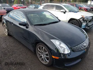 2006 Infiniti G35 Coupe with VIN JNKCV54E56M711548, listed as a IAAI auction lot 41091845 with 1 mi miles. Bid and sale history available at carsss.com. Image 1.