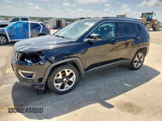 2018 Jeep Compass Limited z VIN 3C4NJDCB3JT341078, wystawiony jako Copart lot #61855415 z przebiegiem 62 668 mil mil oraz Szkoda całkowita • Salvage title. Historia ofert i sprzedaży dostępna na DreamBid. Obrazek 1.