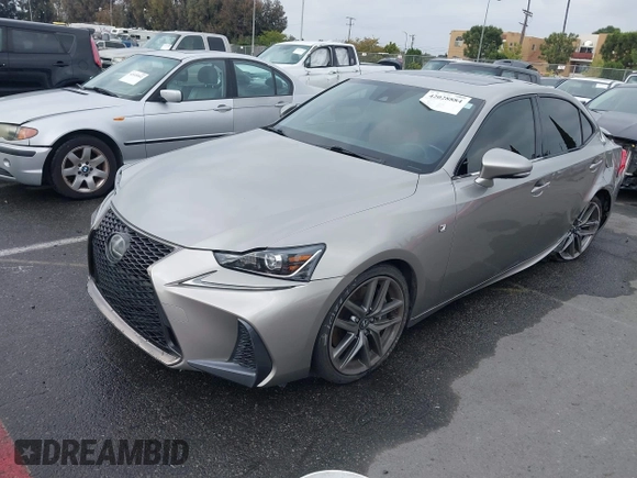 2017 Lexus IS with VIN JTHBA1D23H5059256, listed as a IAAI auction lot 42028884 with 82,929 mi miles. Bid and sale history available at carsss.com. Image 2.