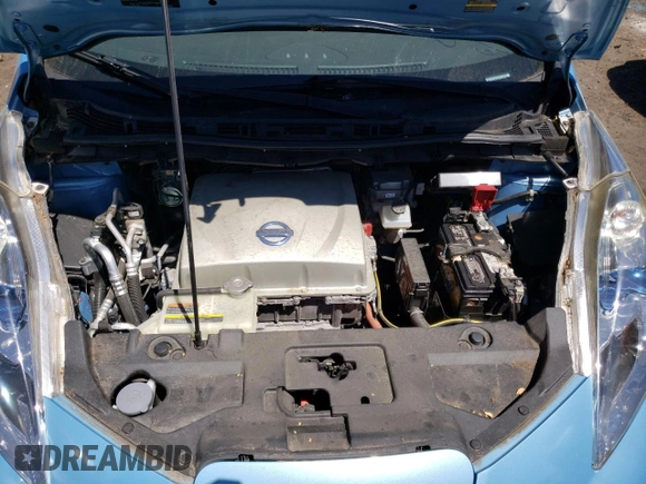 2015 Nissan LEAF SV with VIN 1N4AZ0CP2FC317178, listed as a Copart auction lot 59103363 with 54,840 mi miles. Bid and sale history available at carsss.com. Image 11.