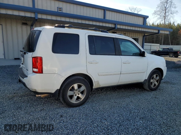 2011 Honda Pilot EX-L with VIN 5FNYF4H55BB104769, listed as a Copart auction lot 49312385 with 157,458 mi miles and Salvage Title. Bid and sale history available at DreamBid. Image 3.