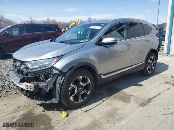 2017 Honda CR-V Touring with VIN 2HKRW2H93HH613054, listed as a Copart auction lot 53601775 with 97,648 mi miles and Salvage Title. Bid and sale history available at carsss.com. Image 1.