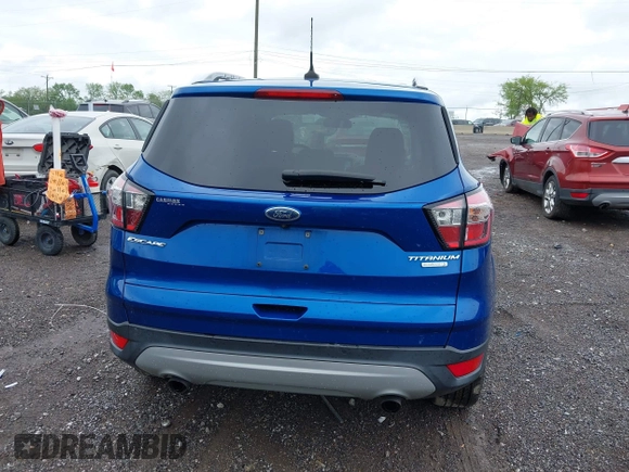 2018 Ford Escape Titanium with VIN 1FMCU0J97JUD34272, listed as a IAAI auction lot 42078237 with 87,783 mi miles and . Bid and sale history available at DreamBid. Image 17.