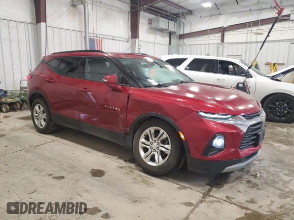 2021 Chevrolet Blazer LT with VIN 3GNKBHRS0MS560399, listed as a Copart auction lot 58146625 with 67,355 mi miles and Salvage title. Bid and sale history available at DreamBid. Image 4.
