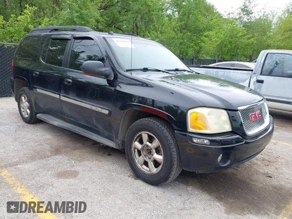 2005 GMC Envoy XL SLE with VIN 1GKET16S156114805, listed as a IAAI auction lot 42163519 with 168,584 mi miles. Bid and sale history available at carsss.com. Image 1.