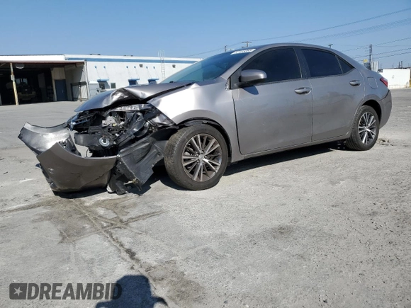 2016 Toyota Corolla L with VIN 5YFBURHEXGP474068, listed as a Copart auction lot 52185065 with 72,964 mi miles and Salvage Title. Bid and sale history available at DreamBid. Image 1.