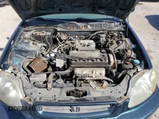 1998 Honda Civic EX with VIN 1HGEJ8149WL020615, listed as a Copart auction lot 74509674 with 59,267 mi miles and Clean Title. Bid and sale history available at carsss.com. Image 11.