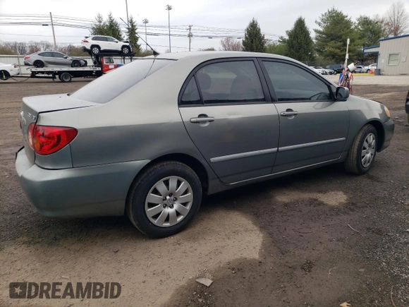 2003 Toyota Corolla CE with VIN 2T1BR32EX3C002101, listed as a Copart auction lot 51678735 with 168,201 mi miles and Salvage Title. Bid and sale history available at DreamBid. Image 3.
