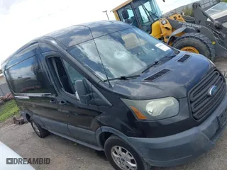 2015 Ford Transit Cargo Van with VIN 1FTYR2CM8FKA84486, listed as a IAAI auction lot 42009810 with 133,864 mi miles. Bid and sale history available at carsss.com. Image 13.