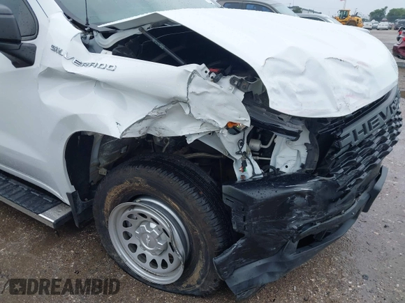2020 Chevrolet Silverado 1500 Work Truck with VIN 1GCRWAEF6LZ138831, listed as a IAAI auction lot 40260659 with 40,444 mi miles and . Bid and sale history available at DreamBid. Image 6.