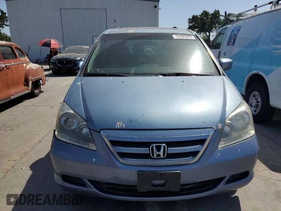 2006 Honda Odyssey EX-L with VIN 5FNRL38686B093420, listed as a Copart auction lot 54395925 with 170,531 mi miles and Clean Title. Bid and sale history available at carsss.com. Image 5.