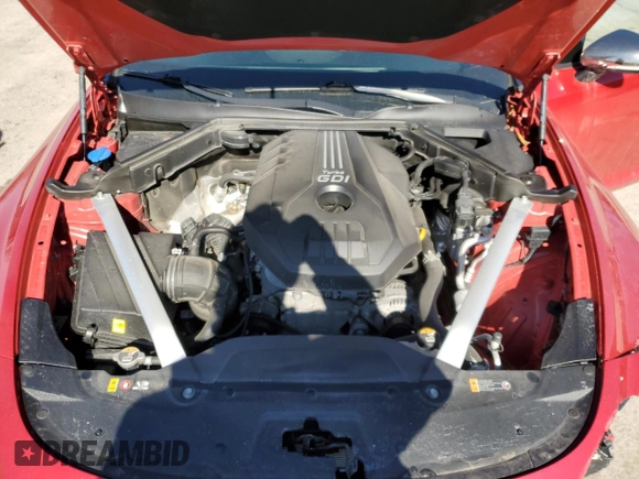 2020 Kia Stinger GT-Line with VIN KNAE15LA1L6075566, listed as a Copart auction lot 45475985 with 46,922 mi miles and Salvage Title. Bid and sale history available at DreamBid. Image 13.