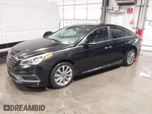 2015 Hyundai Sonata Limited with VIN 5NPE34AF2FH221022, listed as a IAAI auction lot 42068755 with 96,963 mi miles and . Bid and sale history available at carsss.com. Image 17.