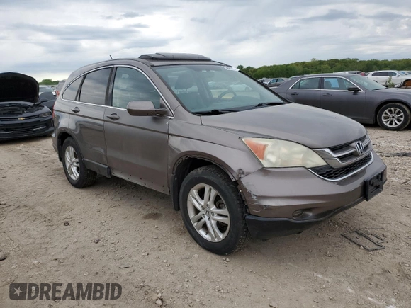 2011 Honda CR-V EX-L with VIN 5J6RE4H74BL008518, listed as a Copart auction lot 55494055 with 140,677 mi miles and Clean Title. Bid and sale history available at carsss.com. Image 4.