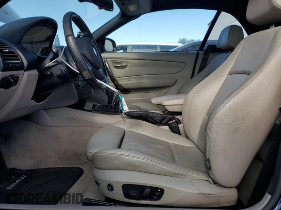 2010 BMW 1 Series 135i with VIN WBAUN9C50AVK41752, listed as a Copart auction lot 88301825 with Not Provided miles and Salvage Title. Bid and sale history available at carsss.com. Image 7.