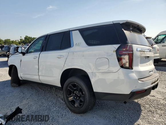 2023 Chevrolet Tahoe with VIN 1GBSCLED2PR328687, listed as a Copart auction lot 55007205 with 23,366 mi miles and Non repairable. Bid and sale history available at DreamBid. Image 2.