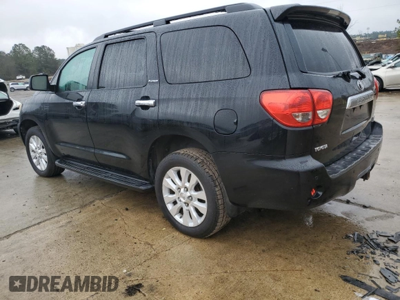 2008 Toyota Sequoia Platinum with VIN 5TDBY67A78S009399, listed as a Copart auction lot 46290695 with 137,569 mi miles and Clean Title. Bid and sale history available at carsss.com. Image 2.