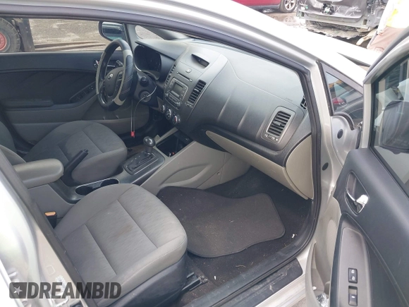 2015 Kia Forte LX with VIN KNAFK4A6XF5339338, listed as a IAAI auction lot 41887512 with 113,993 mi miles and . Bid and sale history available at carsss.com. Image 5.