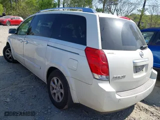 2008 Nissan Quest SE with VIN 5N1BV28U68N111238, listed as a IAAI auction lot 42055962 with 173,112 mi miles. Bid and sale history available at carsss.com. Image 3.