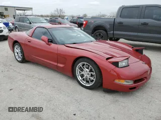 1998 Chevrolet Corvette with VIN 1G1YY22GXW5124587, listed as a Copart auction lot 48278364 with 104,384 mi miles and Salvage Title. Bid and sale history available at carsss.com. Image 4.