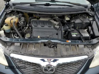 2006 Mazda MPV LX with VIN JM3LW28A860568260, listed as a Copart auction lot 76182084 with 124,092 mi miles and Clean Title. Bid and sale history available at carsss.com. Image 12.