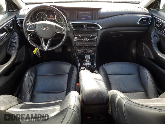 2018 Infiniti QX30 Premium with VIN SJKCH5CP0JA048053, listed as a Copart auction lot 48202385 with 90,578 mi miles and Salvage title. Bid and sale history available at DreamBid. Image 8.