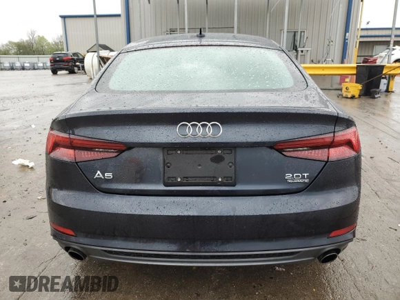 2018 Audi A5 Sportback Prestige with VIN WAUFNCF56JA070367, listed as a Copart auction lot 50656084 with Not Provided miles and . Bid and sale history available at DreamBid. Image 6.