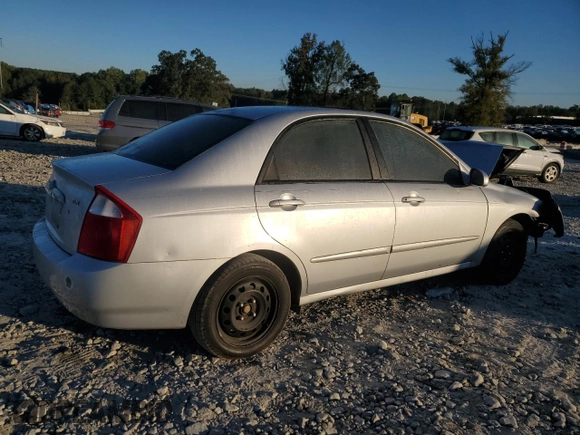 2006 Kia Spectra EX with VIN KNAFE121265371337, listed as a Copart auction lot 75682694 with 252,070 mi miles and Salvage Title. Bid and sale history available at carsss.com. Image 3.