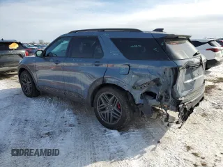2025 Ford Explorer ST-Line with VIN 1FMUK8KH3SGA67520, listed as a Copart auction lot 45019675 with 3,857 mi miles and Salvage Title. Bid and sale history available at carsss.com. Image 2.