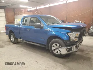 2015 Ford F-150 XLT with VIN 1FTEX1EP6FFC20794, listed as a Copart auction lot 60550415 with 101,324 mi miles and Salvage title. Bid and sale history available at DreamBid. Image 4.