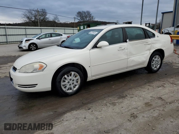 2008 Chevrolet Impala with VIN 2G1WS583789272393, listed as a Copart auction lot 82238404 with 194,548 mi miles and Salvage Title. Bid and sale history available at DreamBid. Image 1.