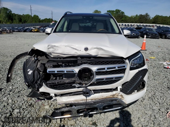 2021 Mercedes-Benz GLS 450 z VIN 4JGFF5KE6MA576377, wystawiony jako Copart lot #56150015 z przebiegiem 34 959 mil mil oraz Szkoda całkowita • Salvage title. Historia ofert i sprzedaży dostępna na DreamBid. Obrazek 5.