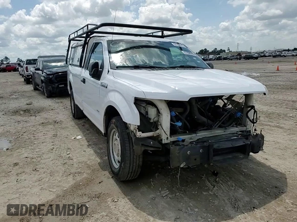 2016 Ford F-150 XL with VIN 1FTNF1CG0GKD81110, listed as a Copart auction lot 57208315 with 211,574 mi miles and Salvage title. Bid and sale history available at DreamBid. Image 13.