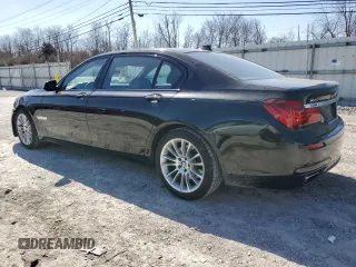 2015 BMW 7 Series 740Li xDrive with VIN WBAYF4C58FD874143, listed as a Copart auction lot 48456145 with 109,610 mi miles and Salvage Title. Bid and sale history available at carsss.com. Image 2.