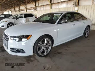 2014 Audi S6 Prestige with VIN WAUF2AFC3EN084253, listed as a Copart auction lot 41615525 with 91,676 mi miles and Salvage Title. Bid and sale history available at carsss.com. Image 1.