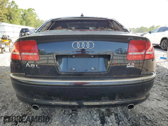 2010 Audi A8 z VIN WAURVAFA7AN005356, wystawiony jako Copart lot #57491155 z przebiegiem Nie podano mil oraz Czysty tytuł • Clean title. Historia ofert i sprzedaży dostępna na DreamBid. Obrazek 6.