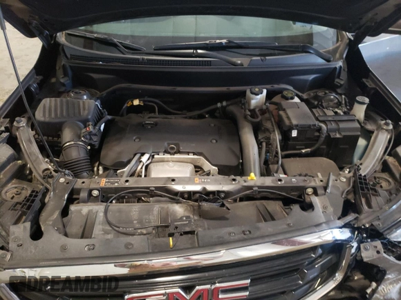 2019 GMC Terrain SLE with VIN 3GKALTEXXKL338843, listed as a Copart auction lot 63442455 with 29,724 mi miles and Salvage title. Bid and sale history available at DreamBid. Image 12.
