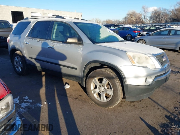 2010 GMC Acadia SL with VIN 1GKLVKED7AJ156655, listed as a IAAI auction lot 41279013 with 236,943 mi miles. Bid and sale history available at carsss.com. Image 1.