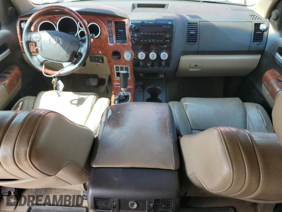 2008 Toyota Tundra Limited z VIN 5TFEV58128X039791, wystawiony jako Copart lot #48350185 z przebiegiem 274 799 mil mil oraz Szkoda całkowita • Salvage title. Historia ofert i sprzedaży dostępna na DreamBid. Obrazek 8.