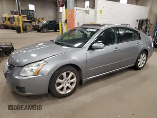 2007 Nissan Maxima SE z VIN 1N4BA41E37C864594, wystawiony jako Copart lot #48611435 z przebiegiem 131 613 mil mil oraz Czysty tytuł • Clean title. Historia ofert i sprzedaży dostępna na DreamBid. Obrazek 1.