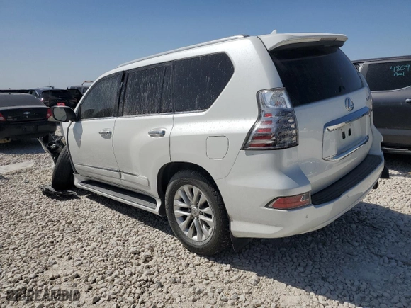 2014 Lexus GX 460 with VIN JTJBM7FX2E5085084, listed as a Copart auction lot 50129055 with 160,294 mi miles and Salvage Title. Bid and sale history available at carsss.com. Image 2.